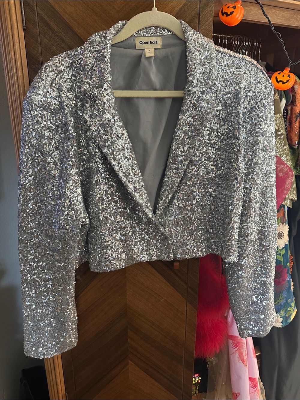 Women’s Sequin Cropped Jacket
